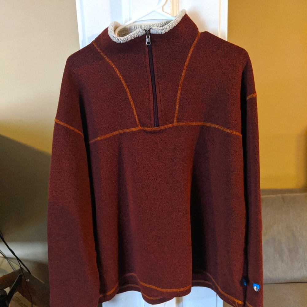 Kuhl alfpaca fleece pullover 1/4 zip
